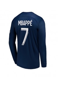 Paris Saint-Germain Kylian Mbappe #7 Voetbaltruitje Thuis tenue 2022-23 Lange Mouw